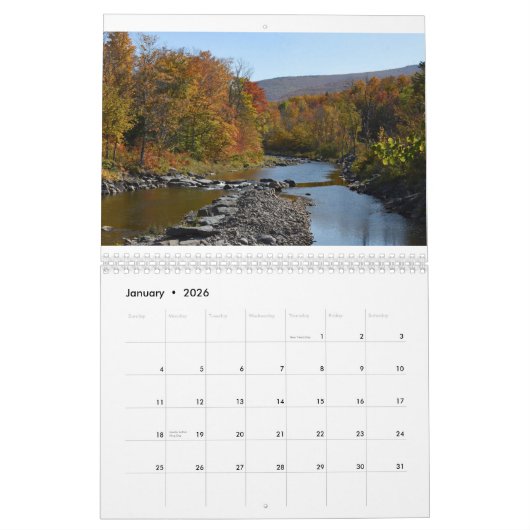 Herfst in de Hudson Valley kalender (Jan 2026)