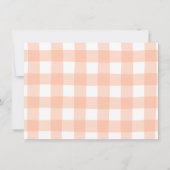 Herfst in de liefde Baby shower Advies voor de oud Kaart (Achterkant)