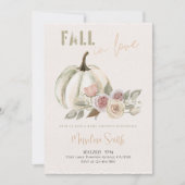 Herfst in de liefde Baby shower-Autumn Leaves Them Kaart (Voorkant)