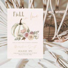 Herfst in de liefde Baby shower-Autumn Leaves Them Kaart