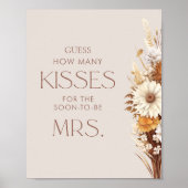 Herfst in de liefde Bloemen Vrijgezellenfeest Hoev Poster (Voorkant)