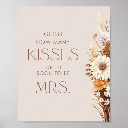 Herfst in de liefde Bloemen Vrijgezellenfeest Hoev Poster (Voorkant)