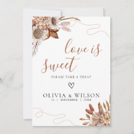 Herfst in de liefde | Boho Wedding Love is een moo Kaart