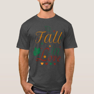 Herfst in de liefde grappig t-shirt