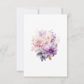 Herfst in de liefde herfst Bloemen baby Bloom Dank Kaart (Achterkant)