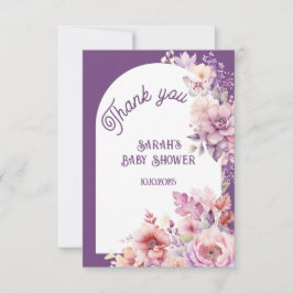 Herfst in de liefde herfst Bloemen baby Bloom Dank Kaart