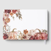 Herfst in de liefde | Herfst Blooms Wedding Crest Gastenboek (Achterkant)