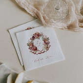Herfst in de liefde | Herfst Blooms Wedding Crest Servet