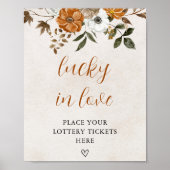 Herfst in de liefde | Lucky in Love Vrijgezellenfe Poster (Voorkant)