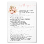 Herfst in de liefde Pass de prijs Vrijgezellenfees Foto Afdruk (Voorkant)