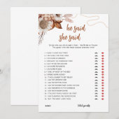 Herfst in de liefde | Raad eens wie het Vrijgezell Kaart (Voorkant / Achterkant)