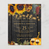 Herfst in de liefde Robuuste verlovingspartij Uitn (Voorkant)