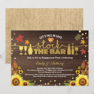 Herfst in de liefde veegt de partij van de bar aan kaart