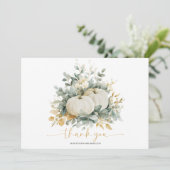 Herfst in de liefde Vrijgezellenfeest dank je kaar Kaart (Staand voorkant)