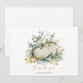 Herfst in de liefde Vrijgezellenfeest dank je kaar Kaart (Voorkant / Achterkant)