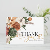 Herfst in de liefde Vrijgezellenfeest dank je kaar Kaart (Staand voorkant)