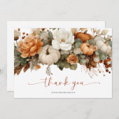 Herfst in de liefde Vrijgezellenfeest dank je kaar Kaart (Voorkant / Achterkant)