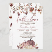 Herfst in de liefde, Vrijgezellenfeest, de Bride-t Kaart (Voorkant / Achterkant)