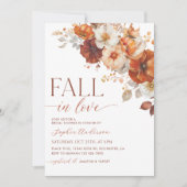 Herfst in de liefde Vrijgezellenfeest Herfst Flowe Kaart (Voorkant)