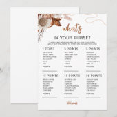 Herfst in de liefde | Wat zit er in je tas Vrijgez Kaart (Voorkant / Achterkant)