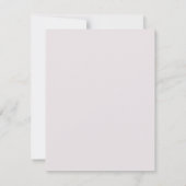 Herfst in de liefde Wildflower Pattern Bedankkaart (Achterkant)