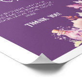 Herfst in de liefdeLuier loterij bloemenbloem baby Poster (Hoek)