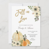 Herfst in de liefdeslobby kaart (Voorkant)