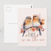 Herfst in de lucht briefkaart (Voorkant / Achterkant)