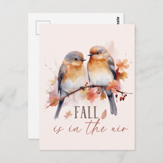 Herfst in de lucht briefkaart (Voorkant / Achterkant)