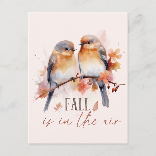 Herfst in de lucht briefkaart (Voorkant)