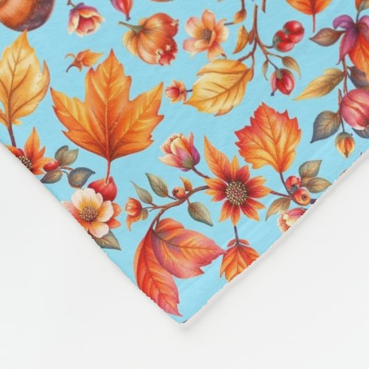 Herfst in de lucht fleece deken (Hoek)