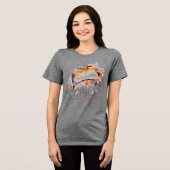 Herfst in de lucht Tri-Blend shirt (Voorkant volledig)