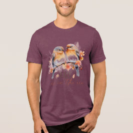 Herfst in de lucht Tri-Blend shirt