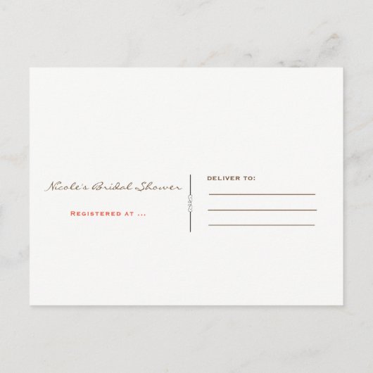 Herfst in de najaar van de liefdesstress laat de d aankondigingskaart (Achterkant)