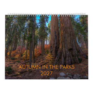 Herfst in de parken 2027 12-maanden kalender