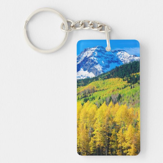 Herfst in de Rockies Sleutelhanger (Voorkant)