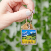 Herfst in de Rockies Sleutelhanger (Hand)