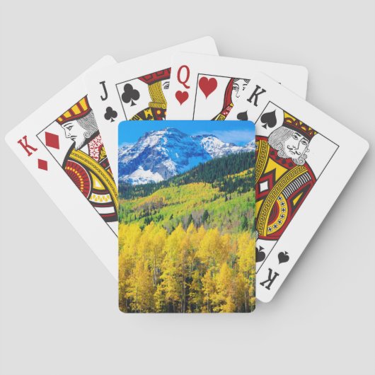 Herfst in de Rockies Speelkaarten (Achterkant)