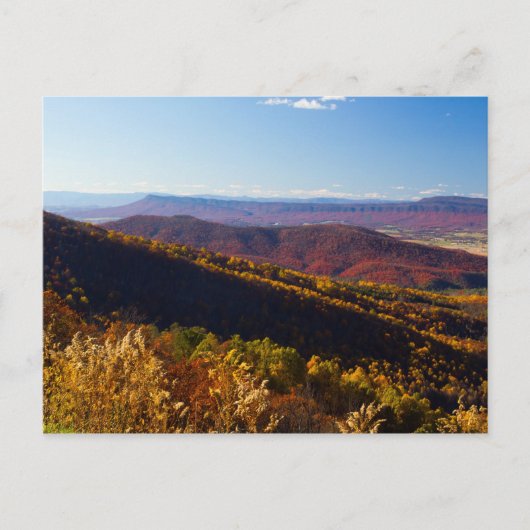 Herfst in de Shenandoah Valley, Virginia Briefkaart (Voorkant)