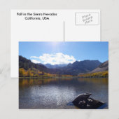 Herfst in de Sierra Nevadas Briefkaart (Voorkant / Achterkant)