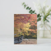 Herfst in de Smoky Mountains Briefkaart (Staand voorkant)