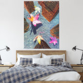 Herfst in de stad Abstract Canvas Afdruk (Insitu (Slaapkamer))