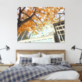 Herfst in de Stad Canvas Afdruk (Insitu (Slaapkamer))