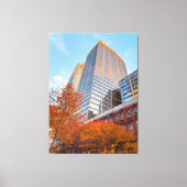 Herfst in de stad canvas afdruk (Voorkant)