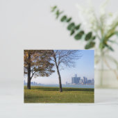 herfst in detroit briefkaart (Staand voorkant)