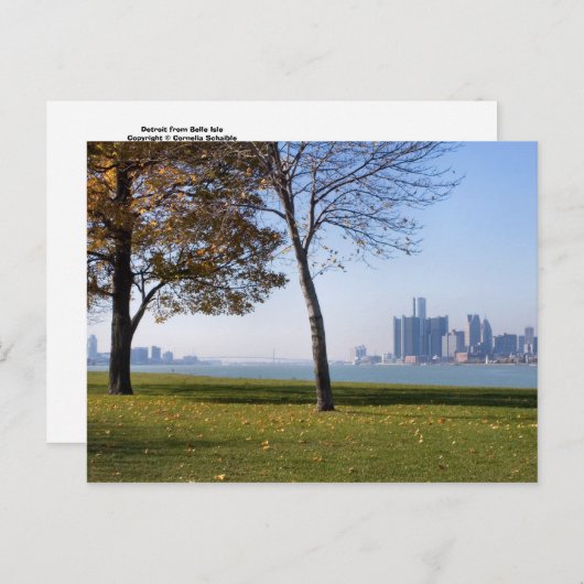 herfst in detroit briefkaart (Voorkant / Achterkant)