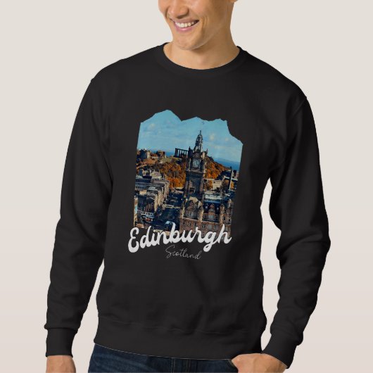 Herfst in Edinburgh Premium Trui (Voorkant)