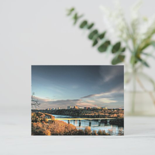 Herfst in Edmonton, landschapsfoto Briefkaart (Staand voorkant)