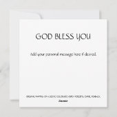 Herfst in een Aspen Tree Grove Holiday Kaart (Achterkant)