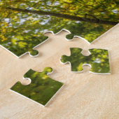 Herfst in een bos in Amesbury, Massachusetts Legpuzzel (Zijkant)